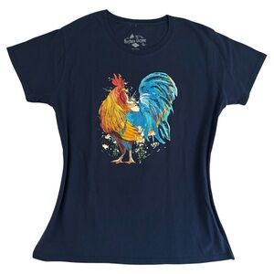 Northern Outpost chicken rooster graphic tee